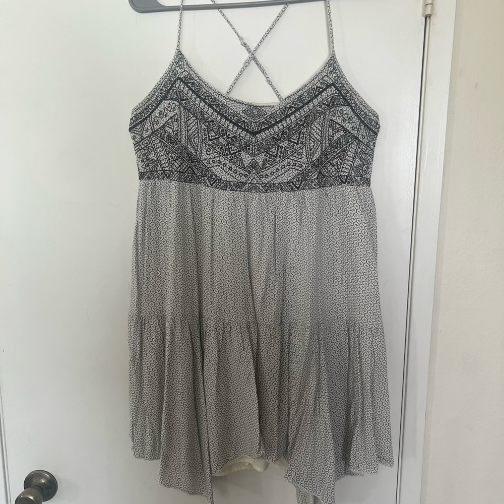 American Eagle Outfitters Black and White Mini Dress